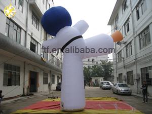 Globo Inflable Gigante de 6-8 Pies de Altura con Forma de Hombre de Dibujos Animados, Impermeable, con Soplador Eléctrico para Fiestas al Aire Libre y Decoración Promocional - Product Image 4