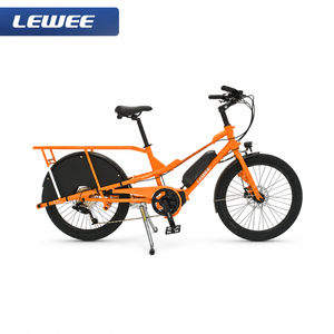 Vélo cargo électrique OEM 24 pouces à moteur central en acier Cr-Mo, longue portée, pour transport familial et livraison urbaine - Product Image 1