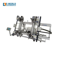 Machine à souder verticale en PVC pour coins (quatre points) |   Soudeuse automatique de coins pour fenêtres en PVC |   Équipement de soudage de cadres de fenêtres