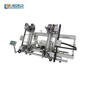 Machine à souder verticale en PVC pour coins (quatre points) |   Soudeuse automatique de coins pour fenêtres en PVC |   Équipement de soudage de cadres de fenêtres - Product Image 1