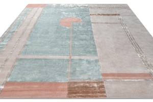 Tapis d'appoint en laine et soie tibétaine noué à la main de haute qualité, design personnalisé, tapis de luxe fait main pour la maison, l'hôtel, la chambre à coucher, le salon - Product Image 3