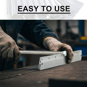 11.25 इंच शीट धातु तह हेमिंग उपकरण स्टील धातु बेंडर हेमिंग उपकरण स्टील धातु बेंडर झुकने वाला हेवीक - Product Image 2