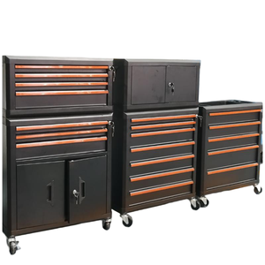 Caja de Herramientas de Acero Resistente <span class=keywords><strong>con</strong></span> Ruedas <span class=keywords><strong>para</strong></span> Almacenamiento de Taladros, Caja de Almacenamiento de Herramientas Extraíble, Organizador Metálico Deslizante - Product Image 1