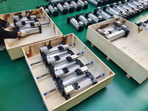 CE ISO กระบอกสูบลมอลูมิเนียมลูกสูบแบบคู่ทำหน้าที่เป็นท่อนเดียว SC กระบอกสูบลมนิวเมติกสำหรับอุตสาหกรรม - Product Image 6