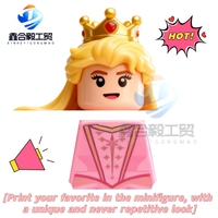 Blocs de construction miniatures compatibles populaires et abordables, modèles de personnages de dessins animés multi-styles, jouets de construction en ABS/PP