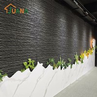 Revêtement mural en pierre artificielle PU de haute qualité, certifié SGS, pour la décoration d'appartements de luxe