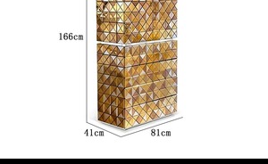 BO <span class=keywords><strong>CA</strong></span> DO LOBO de gama alta, Winsome Ancona, almacenamiento de vino, Villa moderna, restaurante, aparador de comedor de madera maciza, gabinete de almacenamiento - Product Image 6