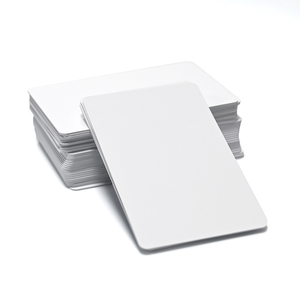 Carte PVC blanche haute fréquence avec puce UIT C CR80 vierge imprimable, étanche, RFID pour contrôle d'accès - Product Image 3