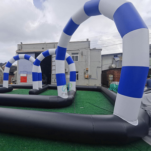 Piste de course gonflable Go Kart gonflable de garantie de satisfaction, avec un design innovant et une <span class=keywords><strong>livraison</strong></span> rapide - Product Image 5