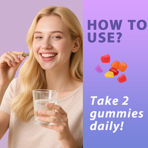 Gummies au resvératrol sans sucre, best-seller OEM - Antioxydant, santé cellulaire, immunité, soutien cérébral et énergétique, saveur myrtille - Product Image 4