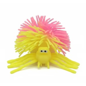 Juguete Antiestrés de Araña Colorida Brillante para Halloween, Araña Peluda Triple de TPR para Niños de 5 a 7 Años, Unisex - Product Image 1