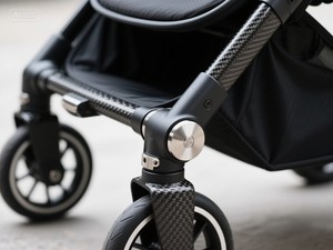 Poussette bébé en fibre de carbone-Design léger et protection anti-collision - Product Image 4