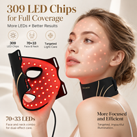 Best-seller - Appareil de massage facial et de lifting du cou sans fil ultra-fin en silicone à 7 couleurs, flexible, pour le soin de la peau, masques faciaux