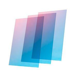 Feuille acrylique holographique bleue iridescent Bridgevia 1/8 pouce Effet accrocheur Artisanat fait main Décoration murale Découpe personnalisée - Product Image 2