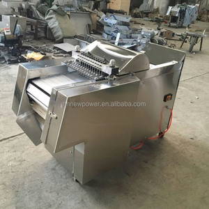 Machine de découpe industrielle automatique grande capacité pour viande de poulet congelée, poisson, porc, côtes, volaille, steak et cubes d'os à vendre - Product Image 4
