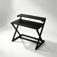 Bureau de jeu informatique élégant et minimaliste en métal, design innovant, économique, professionnel et durable pour la maison et le bureau