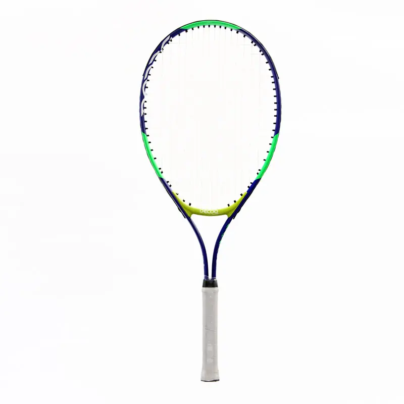 Venta caliente Pop con tenis de cuerda para entrenamiento de adultos juego al aire libre personalizar paleta raqueta de tenis de aluminio
