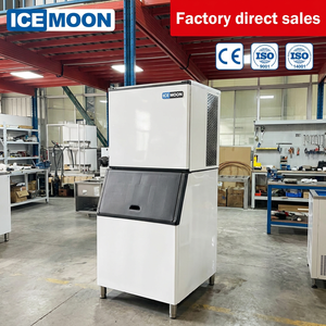 Máquina de Hielo Comercial de Acero Inoxidable de Alta Calidad, Producción Rápida de Hielo, Capacidad de 200kg/250kg/350kg/500kg/24h, 110-240V - Product Image 1