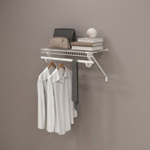 פלדה קיר משופע ערכת מדף קיר מתכת מדפים ארון קיר המערכת רכוב תומך מדף אחסון קיר מותקן תומך במדפים - Product Image 2