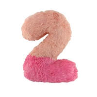 Boneka Plush Isi Dakron Bahan Katun Lembut Bordir Desain Lucu Buatan Produsen Khusus 2025 Nomor untuk Aksesoris