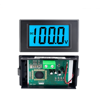 YOURMESTUDIO DC Voltmètre à affichage numérique, tête de mesure à cristaux liquides, module de mesure DC 12V-100V YRDOX-0034 noir