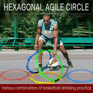 Fabricante de anillos de agilidad de entrenamiento Anillo de agilidad de velocidad octogonal personalizado Círculo de agilidad de ciclo rápido Círculo de entrenamiento físico - Product Image 4