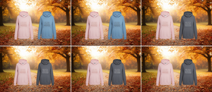 Sudadera con Capucha para Mujer, 100% Algodón, Tejida, Manga Larga, Diseño con Letras Estampadas en la Parte Delantera, Transpirable, con Bolsillos, Estilo Casual para Otoño - Product Image 2