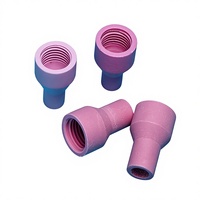 Buse en céramique pour soudage à l'arc à l'argon personnalisée, couvercle de protection de la buse en céramique, pistolet de découpe plasma en céramique 95