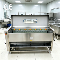 Machine industrielle de lavage et de pelage de pommes de terre, éplucheuse et laveuse de carottes - Prix