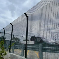 Clôture de sécurité en treillis soudé haute densité anti-coupure 358, clôture métallique antivol pour la sécurité des centrales électriques et des prisons