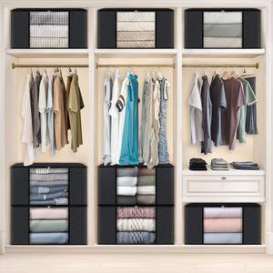 Vente en gros Offre Spéciale 3 couches Non-tissé sac à main couettes pliables couvertures organisateur Ziplock grande capacité vêtements boîte de rangement - Product Image 4