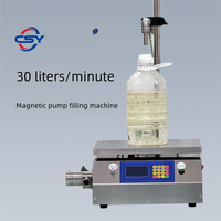 Machine de remplissage liquide entièrement automatique CSY-L30 pour les spiritueux, les boissons, les acides, les alcalis, les solvants, les produits chimiques, les produits fortement corrosifs, l'huile