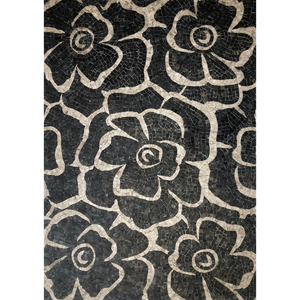 Su misura popolare parete artistico stupefacente e senza tempo pezzo di marmo naturale con <span class=keywords><strong>mosaico</strong></span> di fiori esagonale Thassos Daisy di vetro - Product Image 6