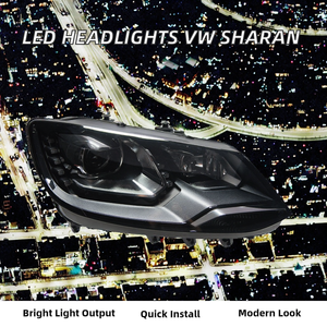 Nuevo Conjunto de Lentes de Proyector LED para Faros Delanteros de Automóvil de 12V de Alta Configuración, H7 VW <span class=keywords><strong>Sharan</strong></span> 2012-2018, 100W, 6500K, 1 Año de Garantía - Product Image 3