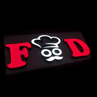 Letrero Publicitario LED de Acrílico Personalizable, Letras LED 3D de Gelatina, Letras Decorativas con Luz 3D