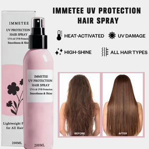 <span class=keywords><strong>Spray</strong></span> capillaire Immetee protection UV 200ml, écran solaire UVA UVB, protection thermique, brume sans rinçage, anti-frisottis, lissant et brillant pour tous types de cheveux - Product Image 3