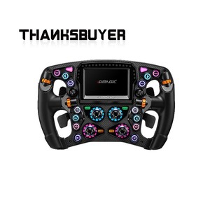 Volante de Carreras Simagic Formula de 280 mm, de Fibra de Carbono Ecológica, con Panel de Control Magicdash de 4 Pulgadas para un Acabado Premium de 5 mm - Product Image 1