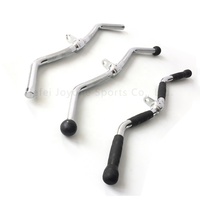 Accesorio de máquina de cable Empuñaduras antideslizantes Colgador giratorio Prensa Pulldown Giratorio Lat Curl Bar