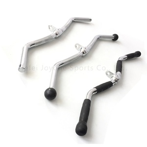 Accesorio de máquina de cable Empuñaduras antideslizantes Colgador giratorio Prensa Pulldown Giratorio Lat <span class=keywords><strong>Curl</strong></span> Bar - Product Image 5