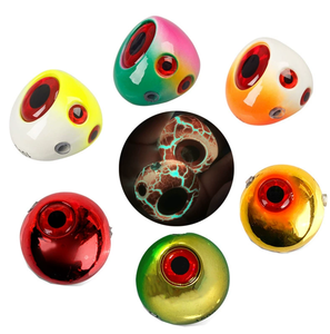 Curseur lumineux gabarit pêche en mer plomb rond vivaneau mérou daurade tête de plomb métal vitesse leurres de pêche <span class=keywords><strong>Inchiku</strong></span> gabarits - Product Image 2