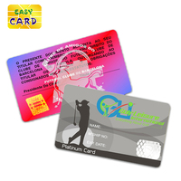 Carte de garantie en PVC personnalisée avec logo holographique anti-contrefaçon
