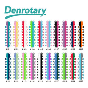 Fabrication de fournitures dentaires Denrotary, chaîne élastique <span class=keywords><strong>dentaire</strong></span>, différentes couleurs, <span class=keywords><strong>appareil</strong></span> orthodontique élastique - Product Image 5