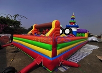 Enfants populaires 3d gonflable Mickey fête thème sautant château plein d'entrain gonflable videur cavalier pour la publicité d'amusement