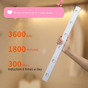 Luces de armario con sensor de barrido manual inalámbrico, con pegatina adhesiva de 3M en la parte posterior, luz de armario de inducción - Product Image 6