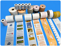 Rollo de papel térmico 80x80mm x 12mm, papel para recibos POS sin BPA, 55gsm, para impresora de caja registradora