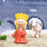 Dessin animé voyage vers l'ouest Miniature poupée Figurine décor à la maison Mini résine Micro paysage bonsaï