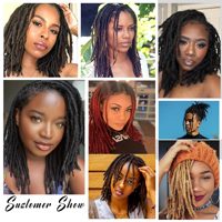 Extensions de Cheveux Naturels Humains pour Tresses, Vente en Gros, 100% Cheveux Humains, Extensions de Dreadlocks Rasta, Extensions de Locs en Cheveux Humains