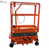 Nouvelle plateforme de travail aérien hydraulique robuste à ciseaux, mini-élévateur automoteur pour hôtels et commerce de détail, capacité 300 kg, 1170x600 mm