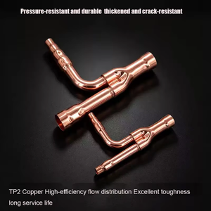 Raccord en cuivre E52SN 102SN 162SN 302SN pour climatisation centrale <span class=keywords><strong>Hitachi</strong></span> VRF, raccord de branche en cuivre de type T - Product Image 3