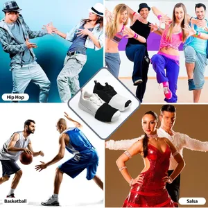 Scarpe da ballo di moda Cover sopra Sneaker riciclato uomo <span class=keywords><strong>donna</strong></span> calzini da ballo per ballerini da <span class=keywords><strong>donna</strong></span> - Product Image 5